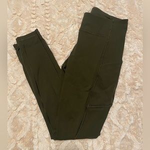 Lululemon wunder under leggings with pockets